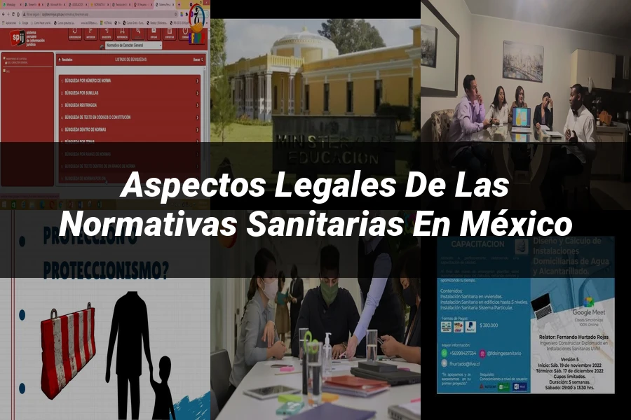 "Aspectos legales de las normativas sanitarias en México"