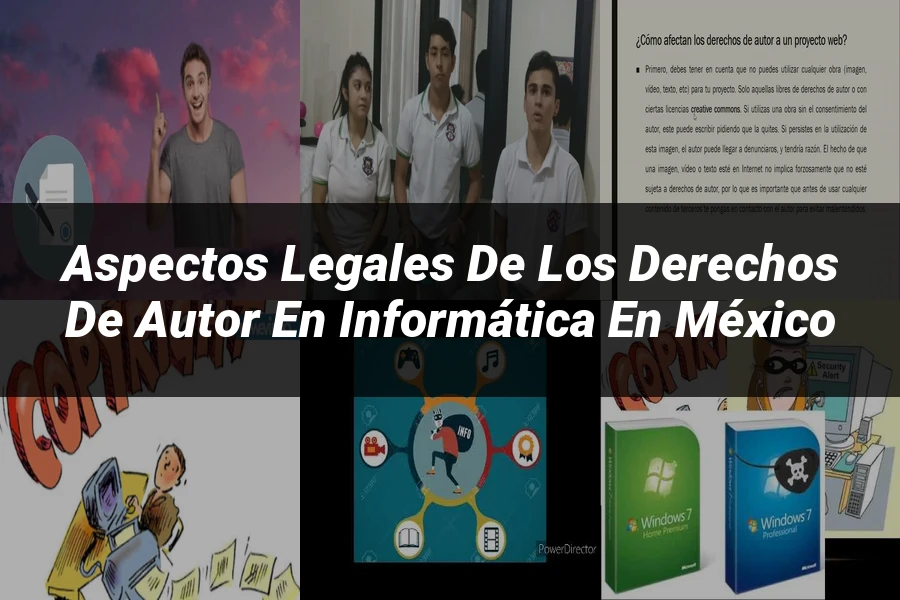 "Aspectos legales de los derechos de autor en informática en México"