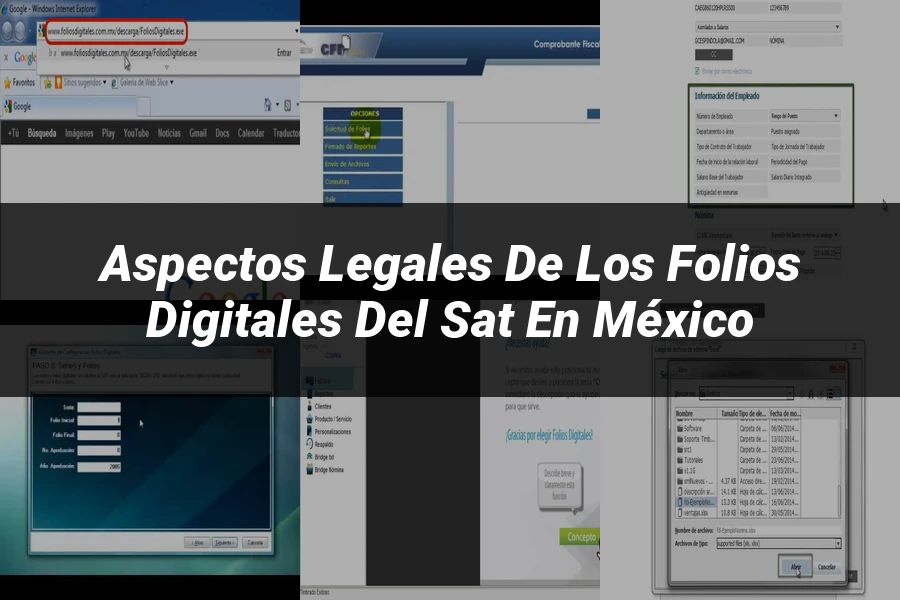 "Aspectos legales de los folios digitales del SAT en México"