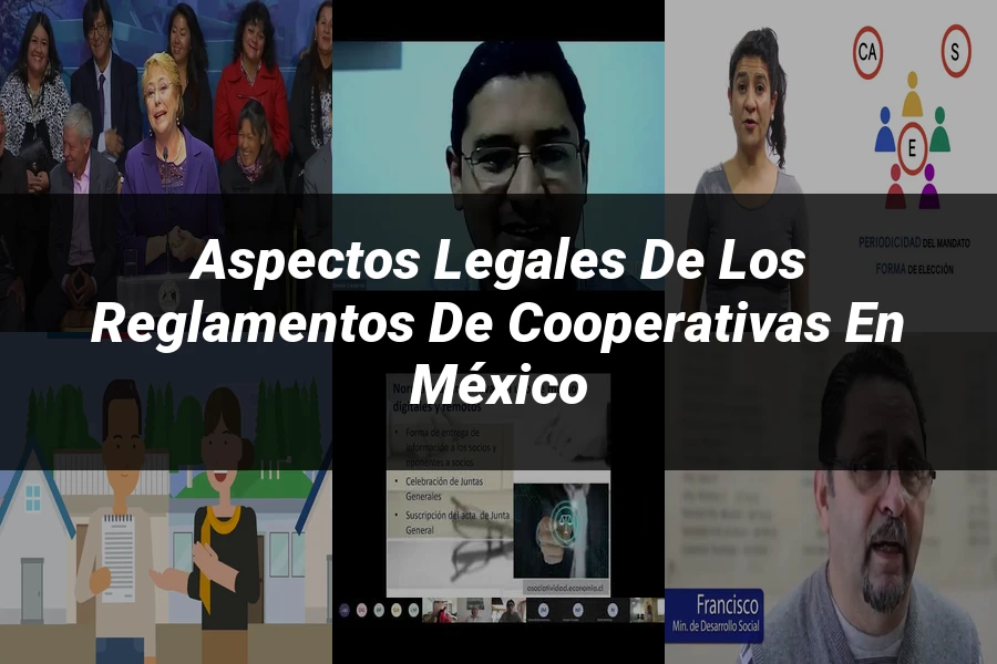 "Aspectos legales de los reglamentos de cooperativas en México"
