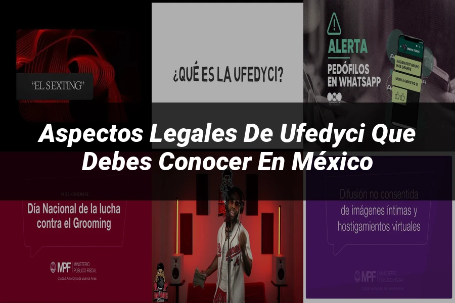"Aspectos legales de ufedyci que debes conocer en México"