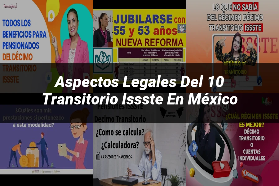 "Aspectos legales del 10 transitorio issste en México"