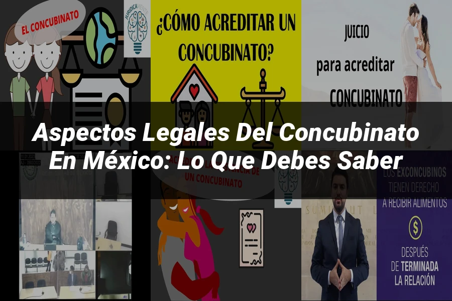 "Aspectos legales del concubinato en México: lo que debes saber"