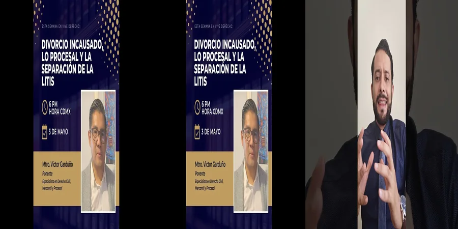 "Aspectos legales del divorcio incausado en México"