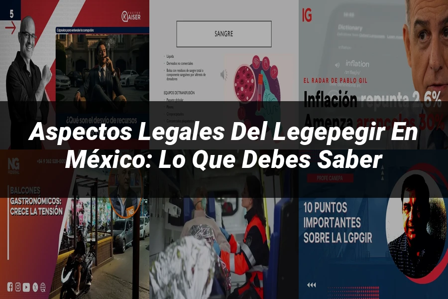 "Aspectos legales del legepegir en México: lo que debes saber"