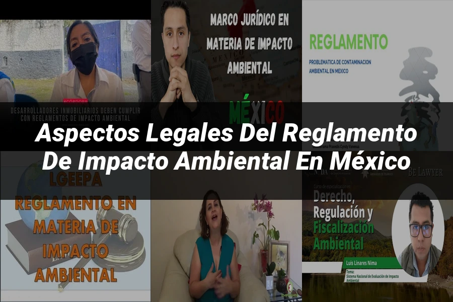 "Aspectos legales del reglamento de impacto ambiental en México"