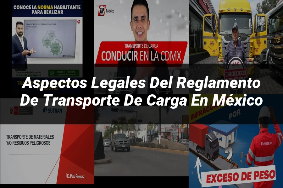 "Aspectos legales del reglamento de transporte de carga en México"
