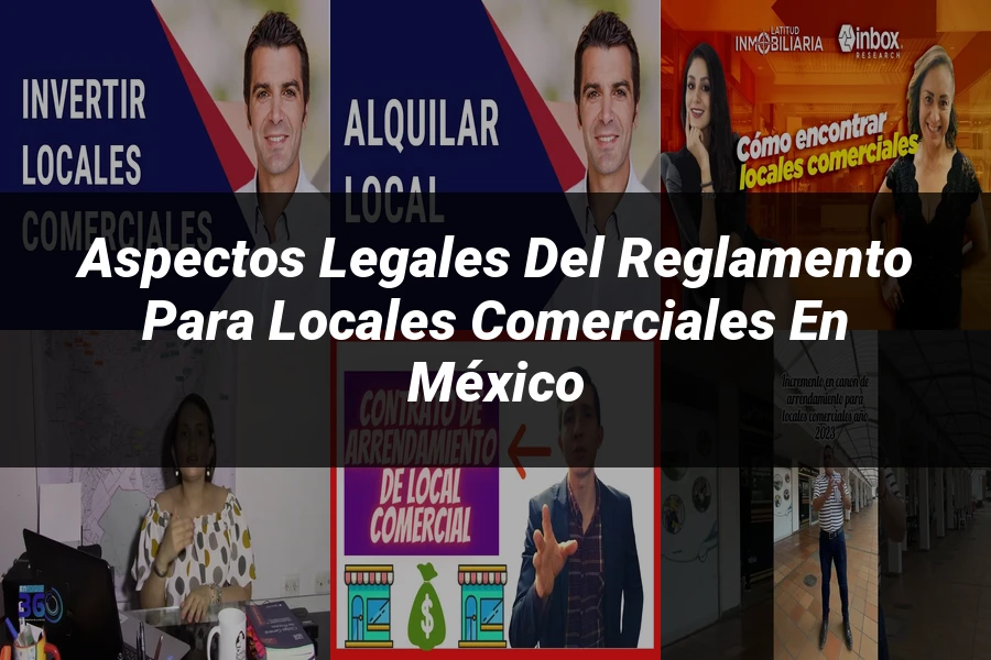 "Aspectos legales del reglamento para locales comerciales en México"