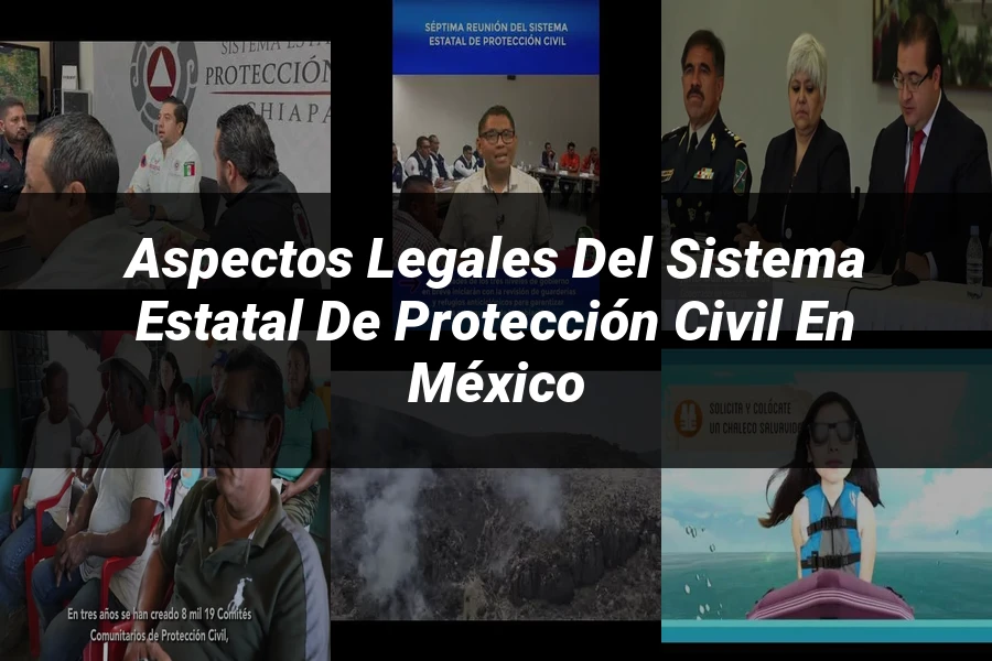 "Aspectos legales del sistema estatal de protección civil en México"