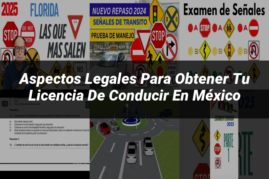 "Aspectos legales para obtener tu licencia de conducir en México"