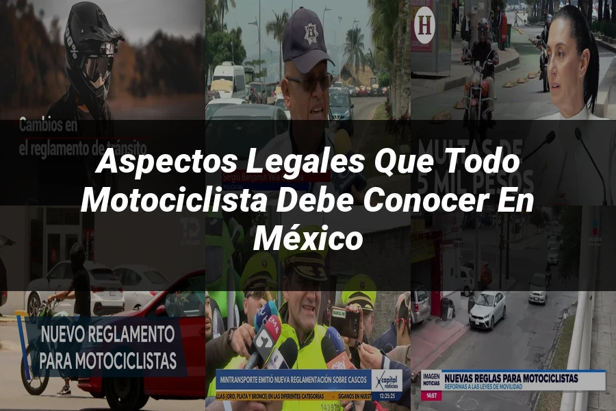 "Aspectos legales que todo motociclista debe conocer en México"