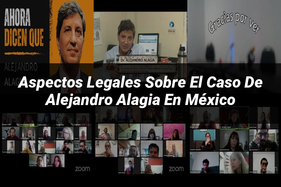 "Aspectos legales sobre el caso de Alejandro Alagia en México"