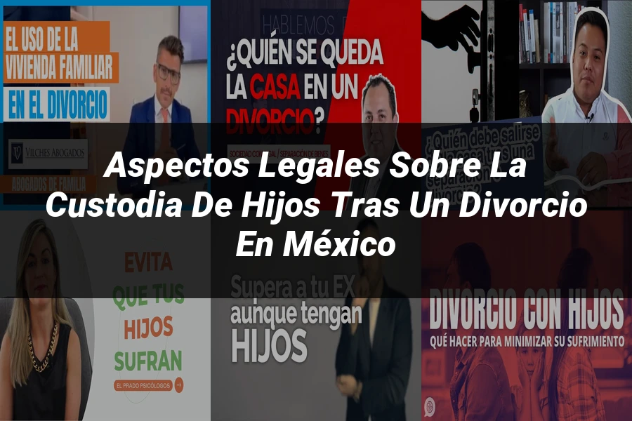 "Aspectos legales sobre la custodia de hijos tras un divorcio en México"