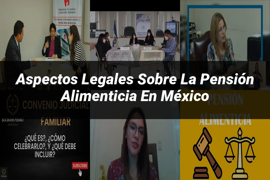 "Aspectos legales sobre la pensión alimenticia en México"