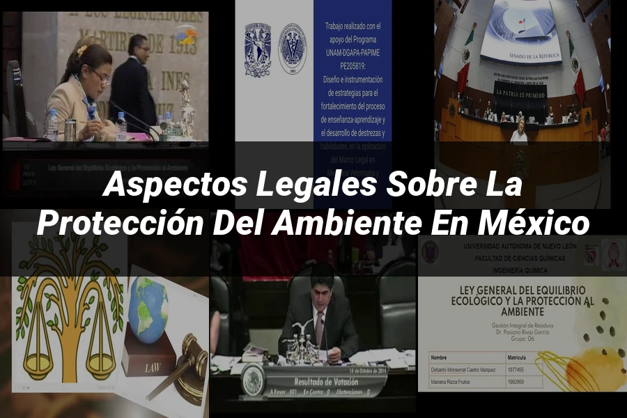 "Aspectos legales sobre la protección del ambiente en México"