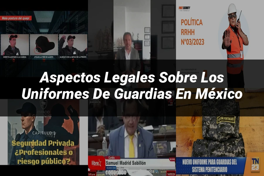 "Aspectos legales sobre los uniformes de guardias en México"