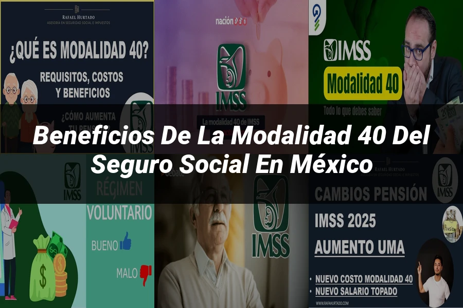 "Beneficios de la modalidad 40 del Seguro Social en México"