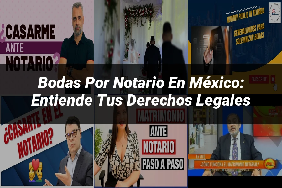 "Bodas por Notario en México: Entiende tus Derechos Legales"