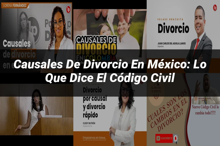 "Causales de divorcio en México: Lo que dice el Código Civil"