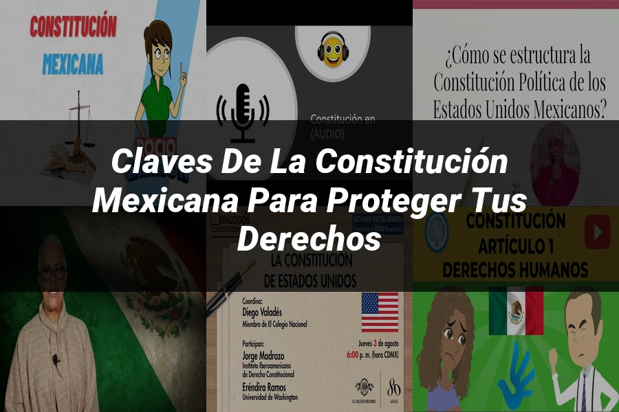 "Claves de la Constitución Mexicana para Proteger tus Derechos"