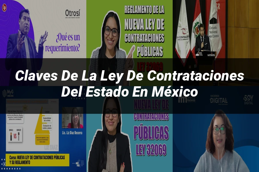 "Claves de la Ley de Contrataciones del Estado en México"