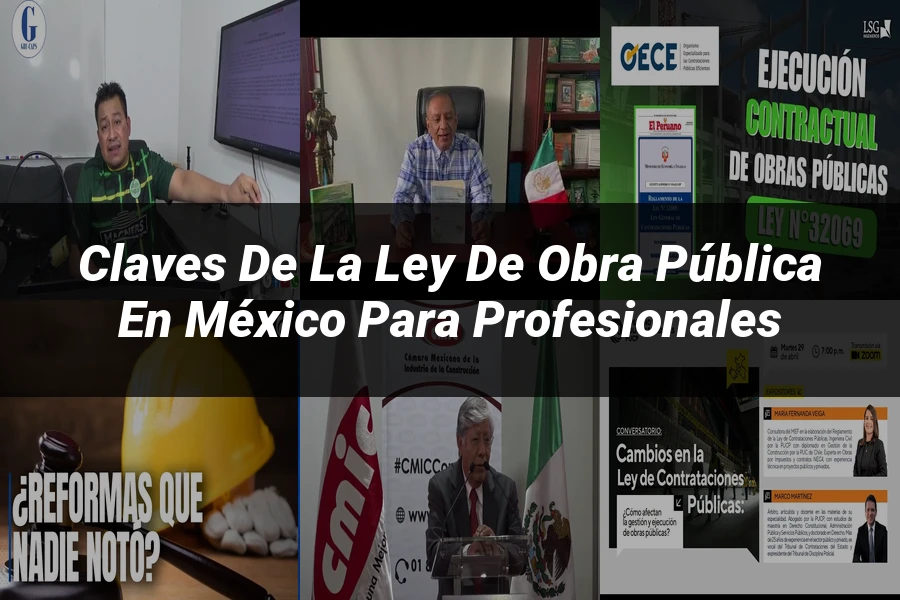 "Claves de la Ley de Obra Pública en México para Profesionales"