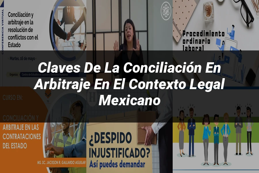 "Claves de la conciliación en arbitraje en el contexto legal mexicano"