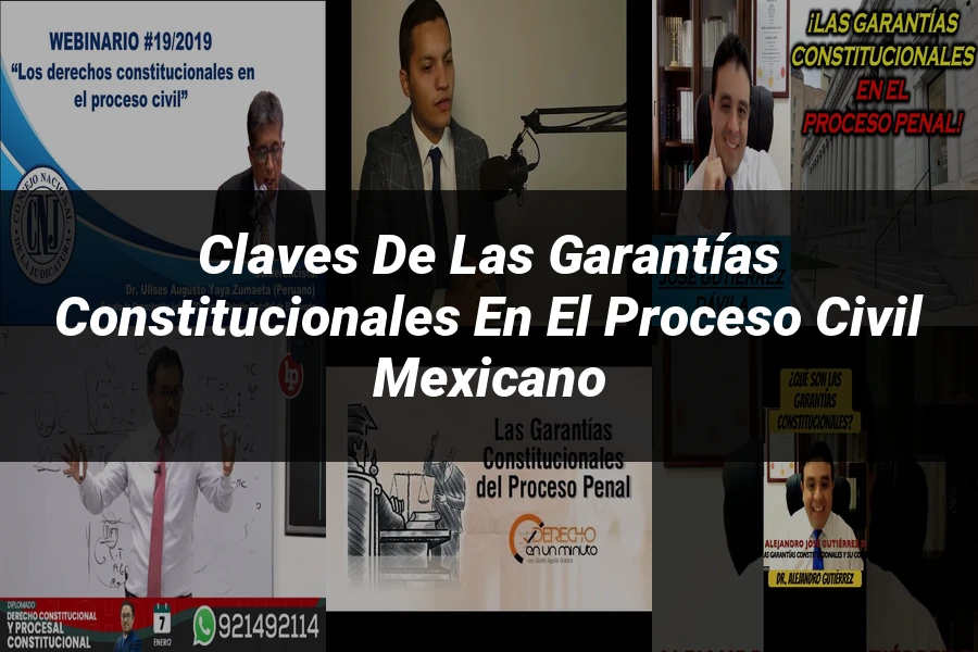 "Claves de las Garantías Constitucionales en el Proceso Civil Mexicano"