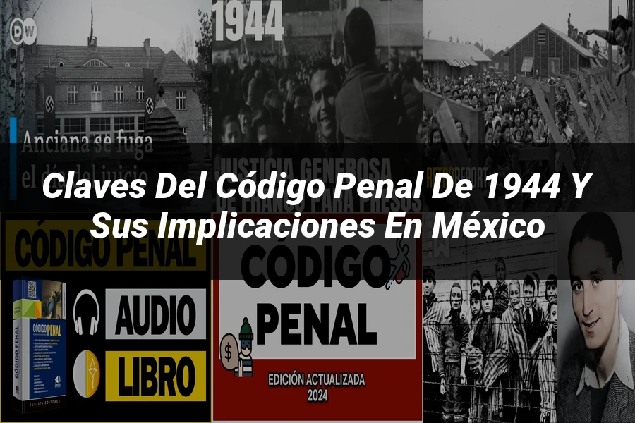 "Claves del Código Penal de 1944 y sus Implicaciones en México"