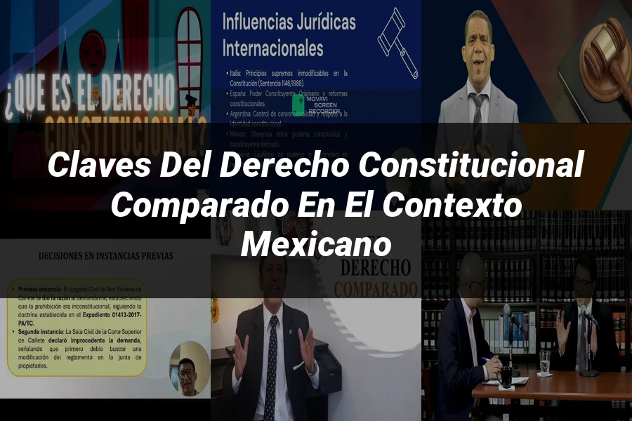 "Claves del Derecho Constitucional Comparado en el Contexto Mexicano"