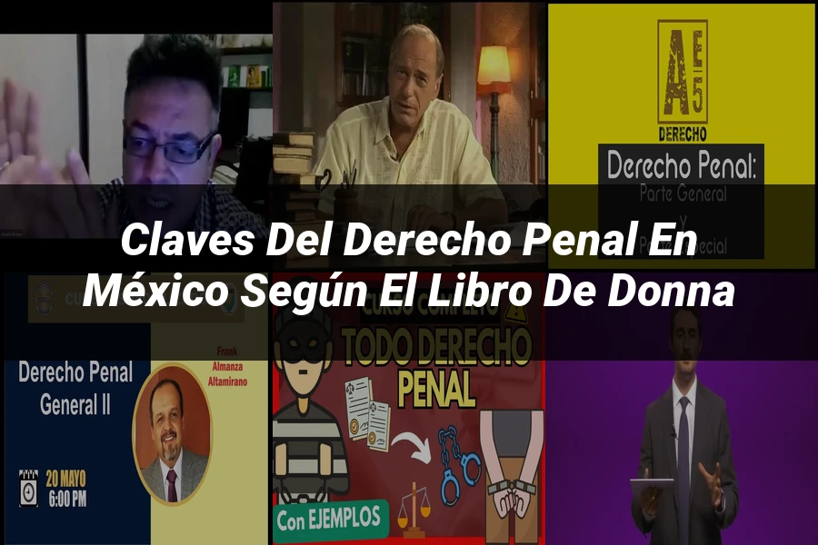 "Claves del Derecho Penal en México según el Libro de Donna"