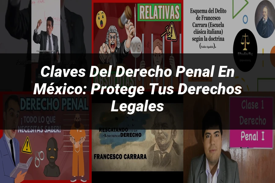 "Claves del Derecho Penal en México: Protege tus Derechos Legales"