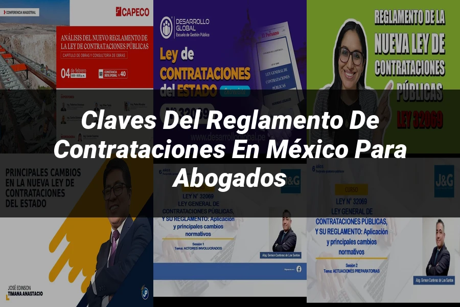 "Claves del Reglamento de Contrataciones en México para Abogados"