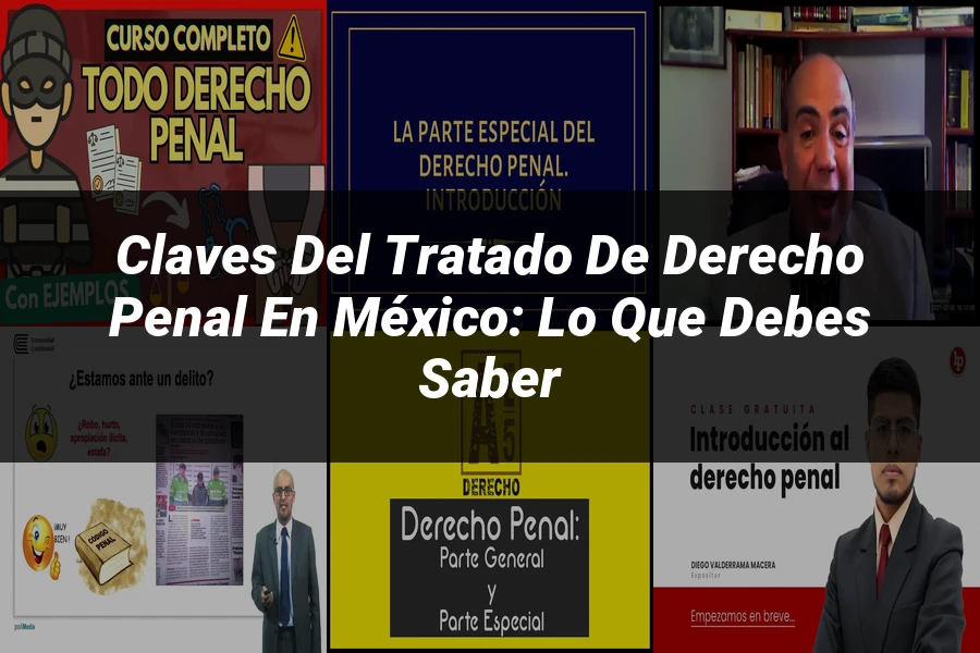 "Claves del Tratado de Derecho Penal en México: Lo que Debes Saber"