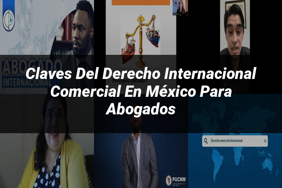 "Claves del derecho internacional comercial en México para abogados"