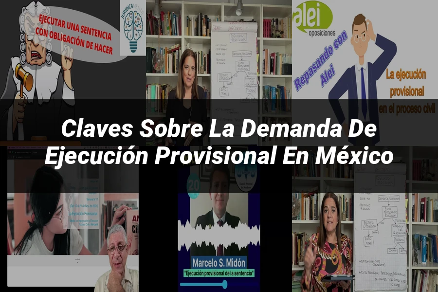 "Claves sobre la Demanda de Ejecución Provisional en México"