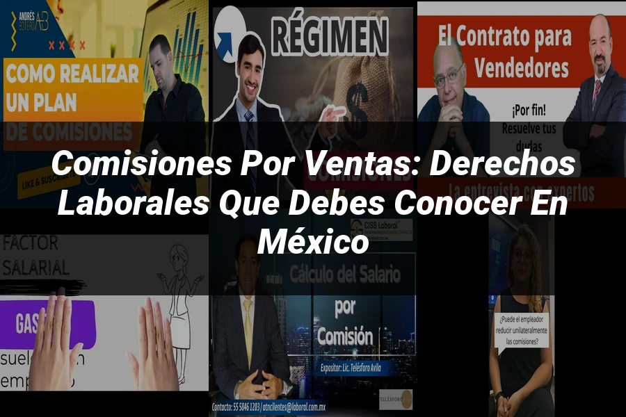 "Comisiones por ventas: derechos laborales que debes conocer en México"
