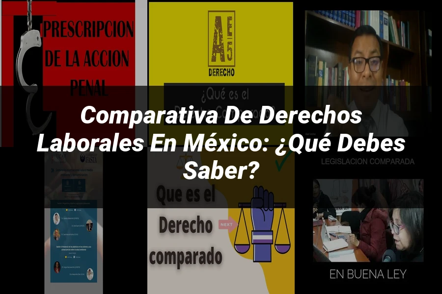 "Comparativa de Derechos Laborales en México: ¿Qué Debes Saber?"