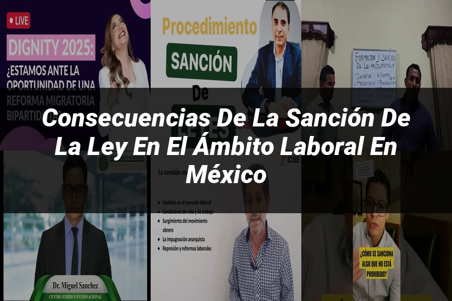 "Consecuencias de la sanción de la ley en el ámbito laboral en México"