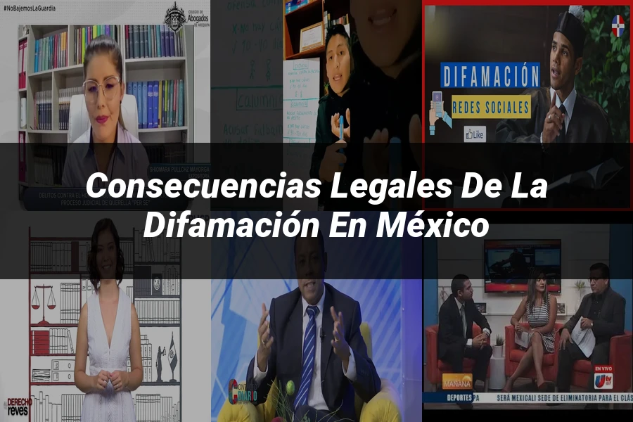 "Consecuencias legales de la difamación en México"