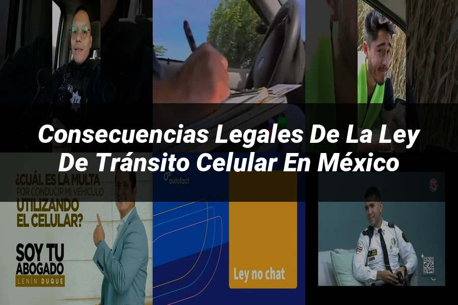 "Consecuencias legales de la ley de tránsito celular en México"
