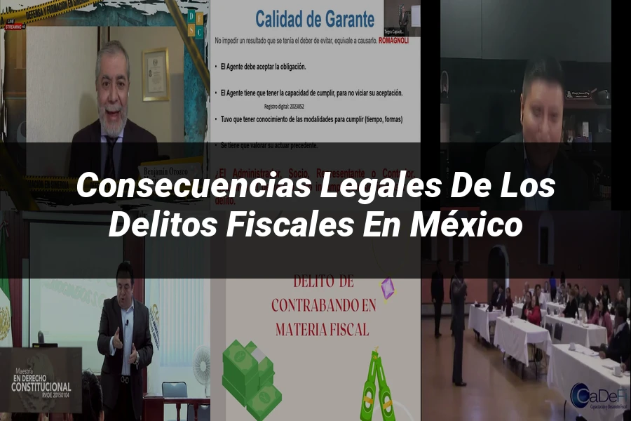 "Consecuencias legales de los delitos fiscales en México"