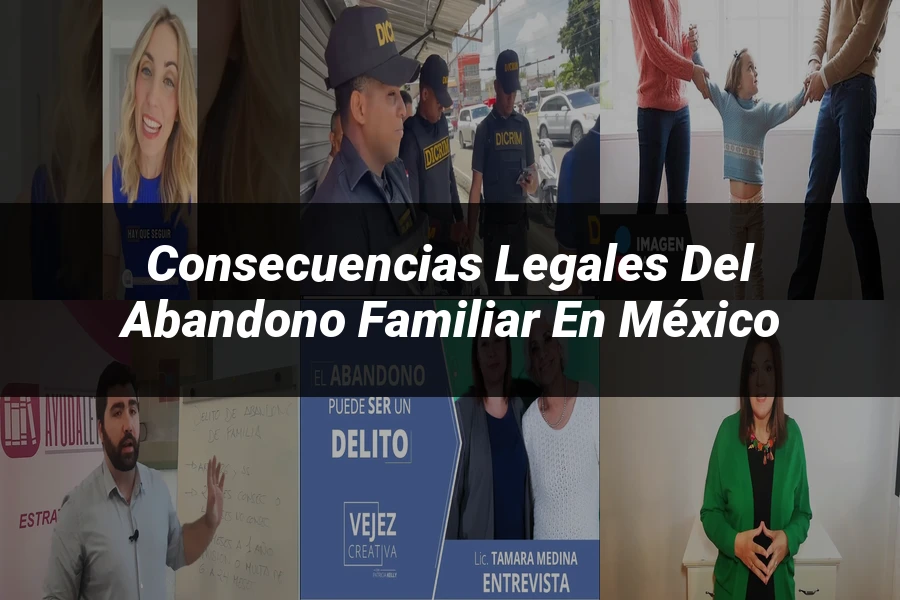 "Consecuencias legales del abandono familiar en México"