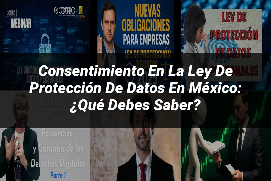 "Consentimiento en la Ley de Protección de Datos en México: ¿Qué Debes Saber?"