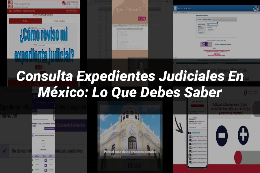 "Consulta Expedientes Judiciales en México: Lo que Debes Saber"