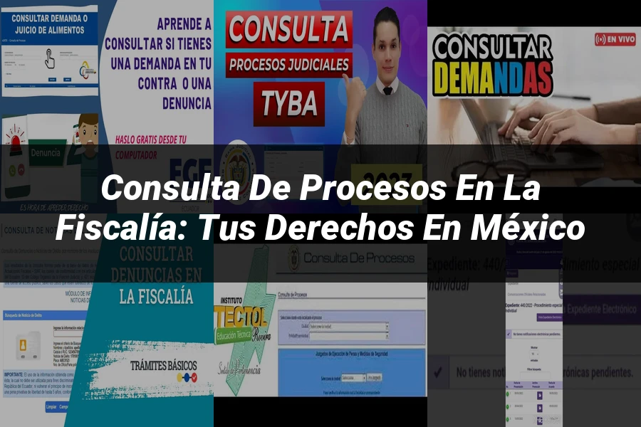 "Consulta de Procesos en la Fiscalía: Tus Derechos en México"