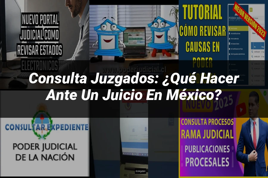 "Consulta juzgados: ¿Qué hacer ante un juicio en México?"