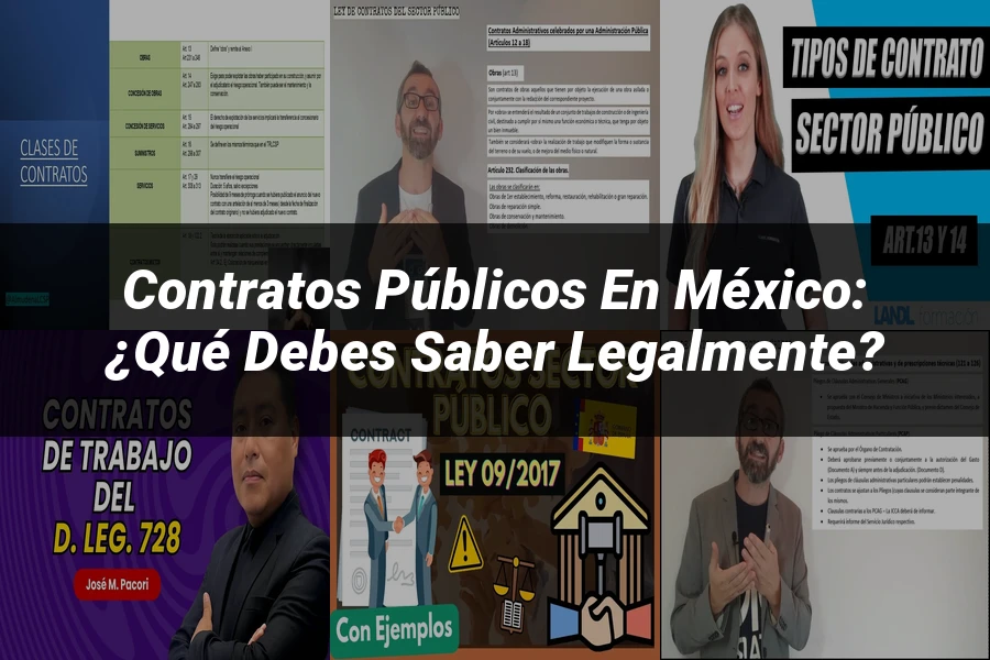 "Contratos Públicos en México: ¿Qué Debes Saber Legalmente?"