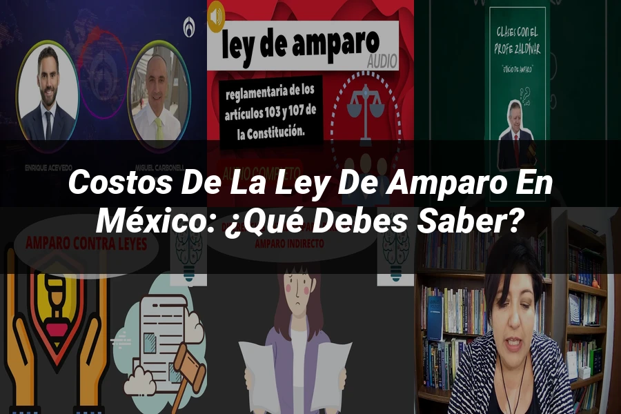 "Costos de la Ley de Amparo en México: ¿Qué Debes Saber?"