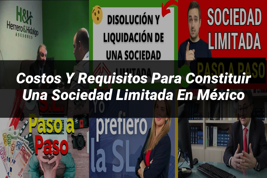 "Costos y Requisitos para Constituir una Sociedad Limitada en México"